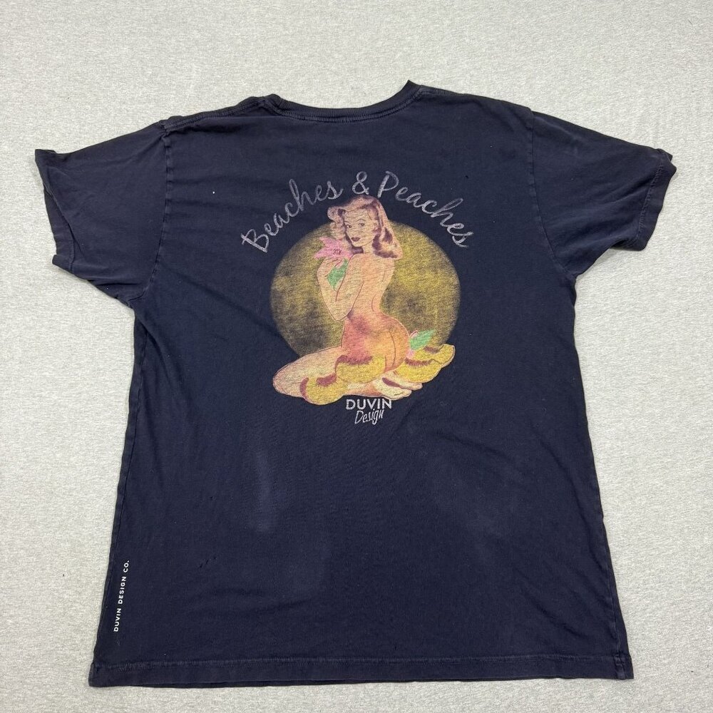 Duvin Design Company Beaches & Peaches Shirt Large